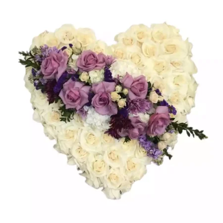 Corazón de Rosas y Statice