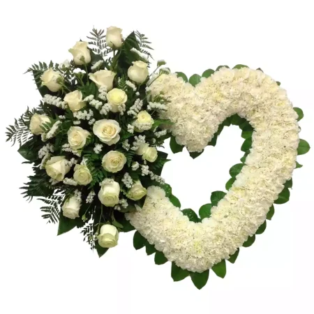 Corazón de Claveles, Rosas y Statices