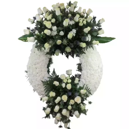 Corona de Claveles y Rosas